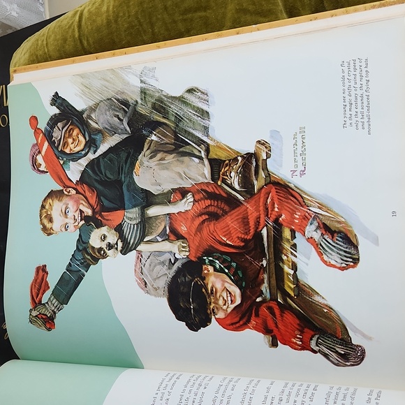 The Saturday Evening Post Christmas Book Illustrations by Norman Rockwell 1976 - Picture 5 of 16